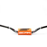 Scar Handlebar O² COLOR Ø28,6 (1 1/8) - Villopoto/Stewart - BLACK Bar - ORANGE