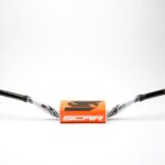Scar Handlebar O² COLOR Ø28,6 (1 1/8) - HIGH - WHITE Bar - ORANGE Bar pad