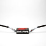 Scar Handlebar O² COLOR Ø28,6 (1 1/8”) - Yamaha YZ/YZF - WHITE Bar - BLACK Bar p
