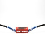 Scar Handlebar O² COLOR Ø28,6 (1 1/8) - 65/85 Low Mini -  BLUE Bar - RED Bar pa