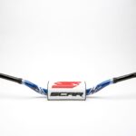 Scar Handlebar O² COLOR Ø28,6 (1 1/8) - KTM 85SX - BLUE Bar - WHITE Bar pad
