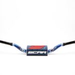 Scar Handlebar O² COLOR Ø28,6 (1 1/8) - 65/85 High Mini RC -  BLUE Bar - DARK B