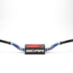 Scar Handlebar O² COLOR Ø28,6 (1 1/8) - KTM 85SX -  BLUE Bar - BLACK Bar pad