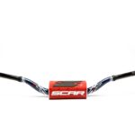 Scar Handlebar O² COLOR Ø28,6 (1 1/8) - McGrath/Short Ktm - DARK BLUE Bar - RED