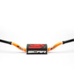 Scar Handlebar O² COLOR Ø28,6 (1 1/8”) - Yamaha YZ/YZF - ORANGE Bar - BLACK Bar