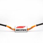 Scar Handlebar O² COLOR Ø28,6 (1 1/8) - 65/85 Low Mini - ORANGE Bar - WHITE Bar