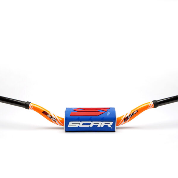 Scar Handlebar O² COLOR Ø28,6 (1 1/8”) - Yamaha YZ/YZF - ORANGE Bar - BLUE Bar p