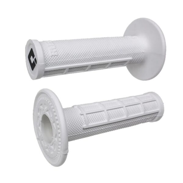 ODI Glue-On Grip Half-Waffle MX Single-Ply (Ruffian) White (Pro Soft)