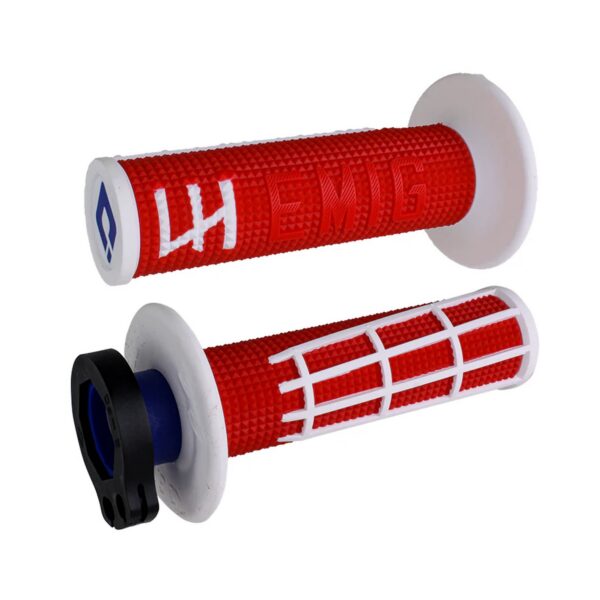 ODI EMIG 2.0 - V2 LOCK-ON Grip RED/White
