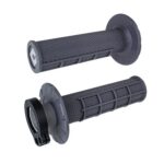 ODI Half-Waffle MX Lock-On Grip Set Graphite