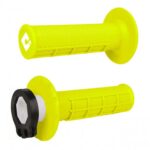 ODI Half-Waffle MX Lock-On Grip Set FLO-Yellow