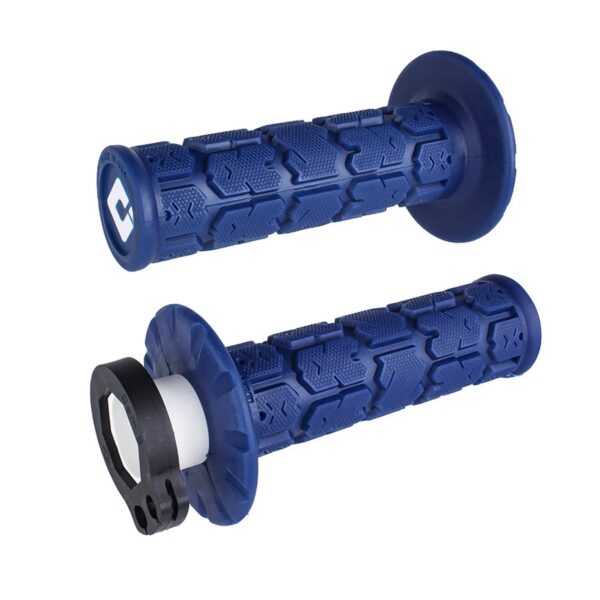 ODI ROGUE Off-Road Lock-On Grip Set Dark Blue