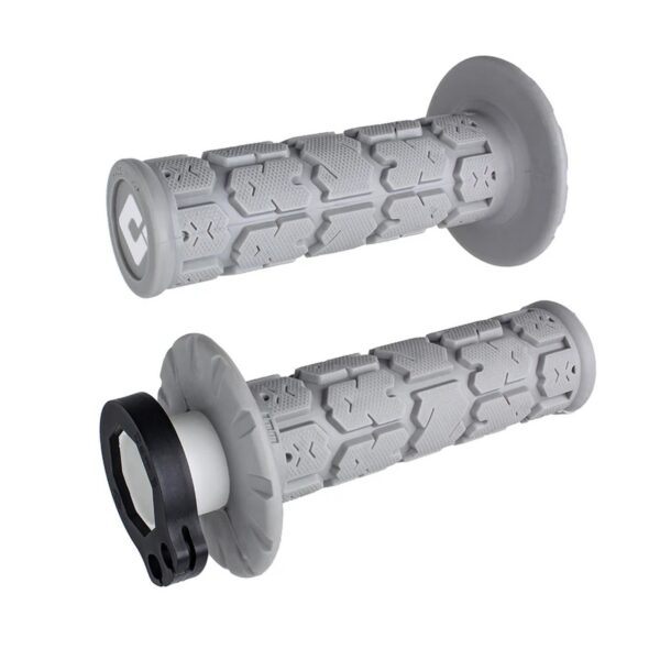 ODI ROGUE Off-Road Lock-On Grip Set Grey / Soft Compound