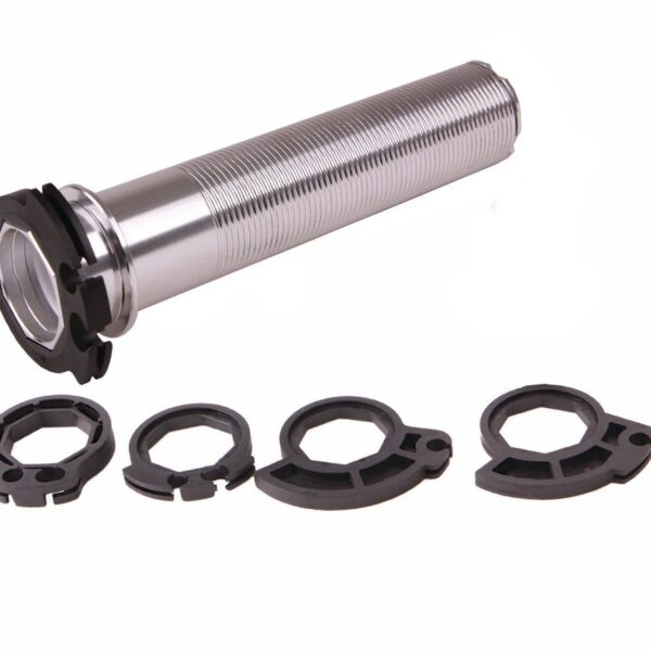 ODI Fusion Alloy Throttle Tube MX 7/8" SILVER Alloy with Teflon Internal Sleeve