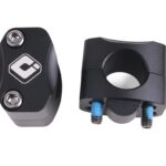 ODI MX BAR ADAPTERS-7/8" to 1-1/8" Shot Peened BLACK