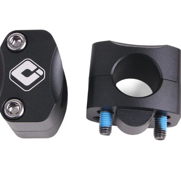 ODI MX BAR ADAPTERS-7/8" to 1-1/8" Shot Peened BLACK