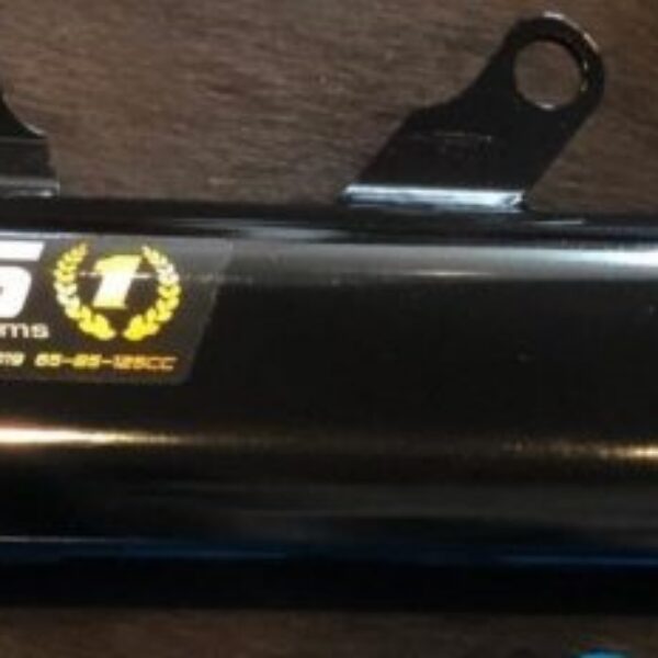 HGS Silencer Black with carbon end cap 4T Racing KTM SX450F 23-..FC450 23-