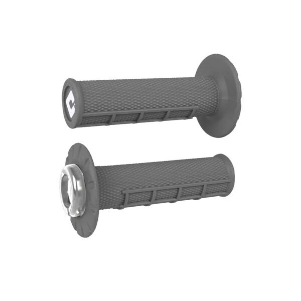 ODI Half-Waffle V2.1 ATV MX Grip 125mm Graphite/Silver