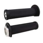 ODI (Single-Clamp) GRIPS RUFFIAN ATV/PWC - V2.1 L/O 125mm ¾ Flg Black w/Silver C