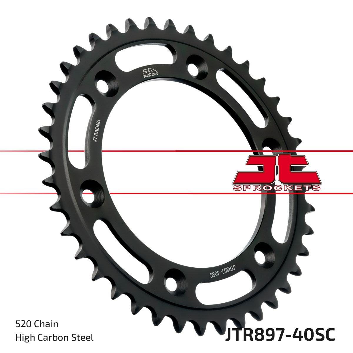 JT Rear Sprocket SC - Self Cleaning Lightweight Rear JTR897.40SC