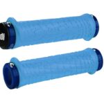 ODI LOCK-ON Grips Troy Lee Designs Signature Series Aqua W/Blue