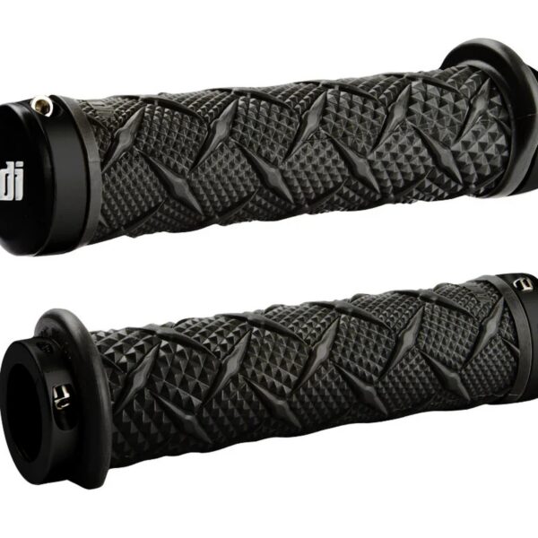ODI WATERCRAFT DUAL LOCK-ON GRIPS X-Treme 130mm Small Flange Graphite w/Black C