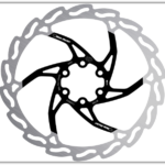 Motomaster Bicycle Flame Disc 223x2.0x16.5mm (black lacquered center)