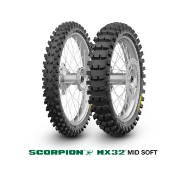 Pirelli New Scorpion MX32 Mid Soft 100/90-19 NHS 57M Re