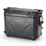 Givi Trekker Outback EVO Black alum. side-case left, 37 ltr, sold without lock