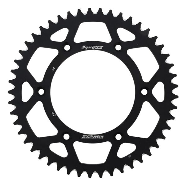 Supersprox Rear Sprocket Alu RAL-210:49 Black