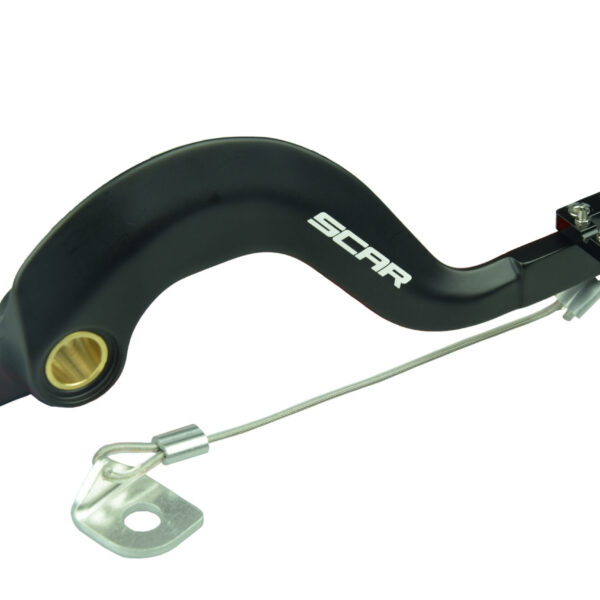 Scar Rear Brake Pedal - YZ125 YZ250 YZ125X YZ250X 00-.. - Black color
