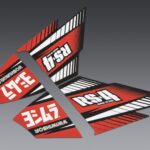 Yoshimura RS-4 MUFFLER DECAL SET (4 pcs)