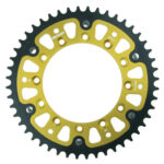 Supersprox Stealth Rear sprocketYA YZ/WRF/YZF 99- Gold 48