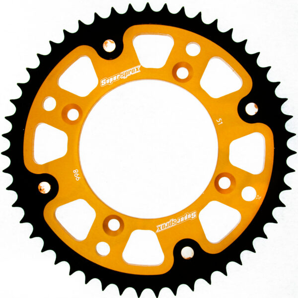 Supersprox Stealth Rear sprocket SU RM80/85 YA YZ80/85 Gold 52