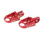 Scar Evolution Footpegs -  KTM / Husqvarna / GasGas - Red color