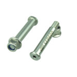 Scar Footpegs Pins - Sherco - Stainless steel with self locking flange nut