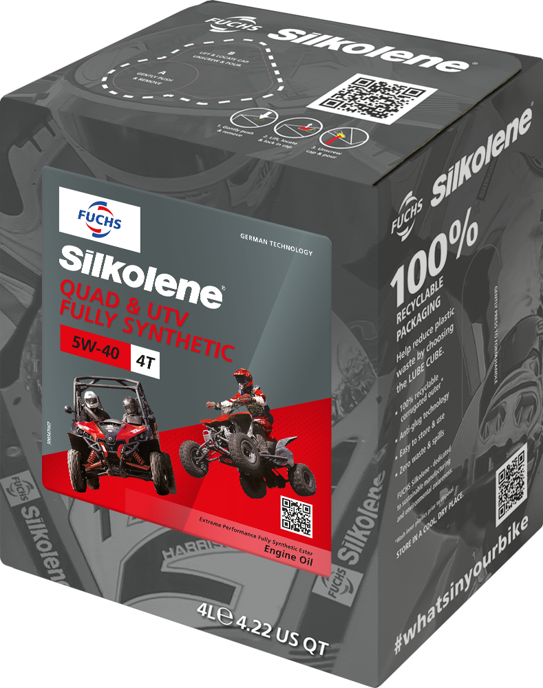 Silkolene Quad ATV 5W-40 4L CUBE (4)