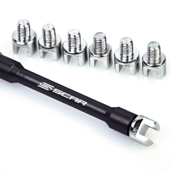 Scar Spoke Wrench kit - contains 5,4mm / 5,6mm / 5,8mm / 6mm / 6,2mm / 6,4mm / 6