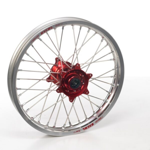 Haan wheel CR 125/250-CRF 250/450 95-.. 21-1,60 SILVER RIM/RED HUB