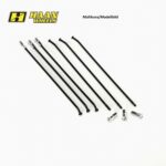 Haan spokeset 19 inch 36 pcs black