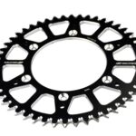 Scar Alu Sprocket - KTM 65SX - 50 Teeth - Black color