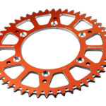 Scar Alu Sprocket - KTM 65SX - 48 Teeth - Orange color