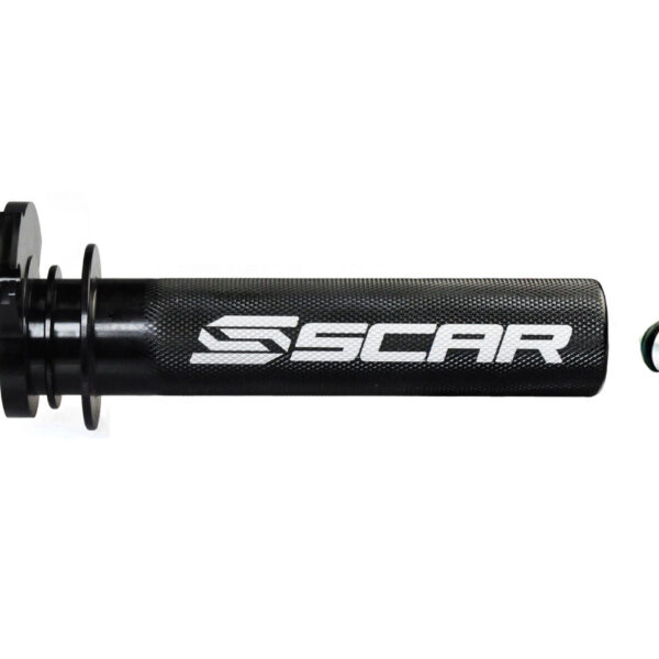 Scar Aluminum Throttle Tube + Bearing - Kawasaki/Suzuki/Yamaha - Black