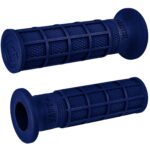 ODI Street V-Twin HART-LUCK Full-Waffle Grip Dark Blue