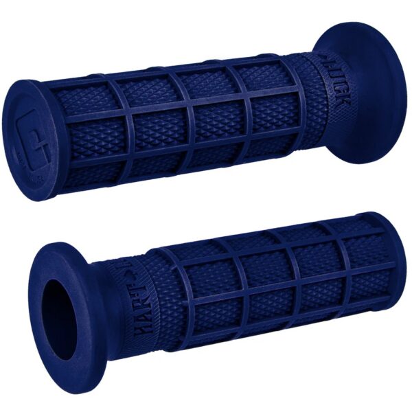ODI Street V-Twin HART-LUCK Full-Waffle Grip Dark Blue