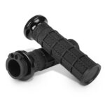 ODI Street V-TWIN Lock-On HART-LUCK Full-Waffle BLACK/Black/black