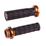 ODI Street V-TWIN Lock-On HART-LUCK Full-Waffle BLACK/Bronze/bronze