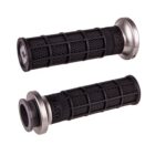 ODI Street V-TWIN Lock-On HART-LUCK Full-Waffle BLACK/Gunmetal/grey