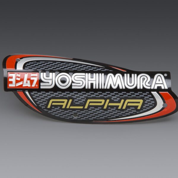Yoshimura Yoshimura Muffler Name Badge Stainless Alpha and Alpha Taper