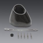 Yoshimura R-77 REPLACEMENT END CAP KIT SLASH-CUT LEFT SIDE
